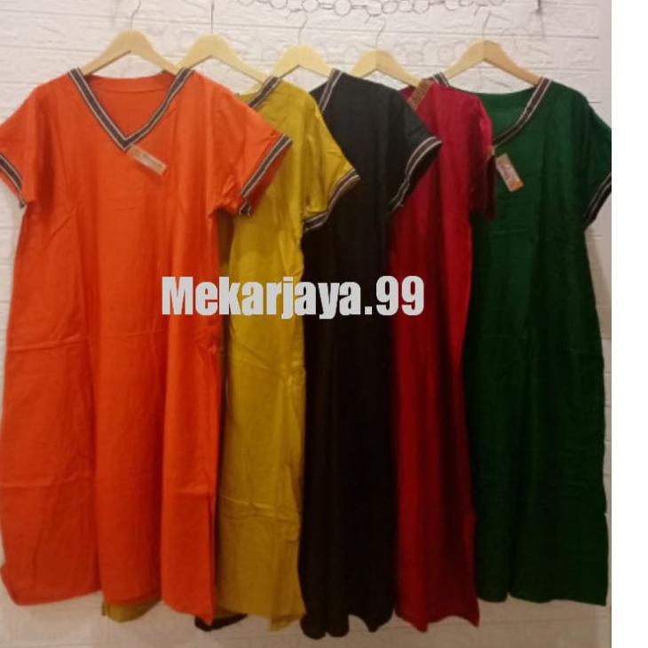 ➪ DASTER POLOS 100 DAPAT 3PCS BEBAS PILIH WARNA / DASTER JUMBO /DASTER BAJU TIDUR ☪