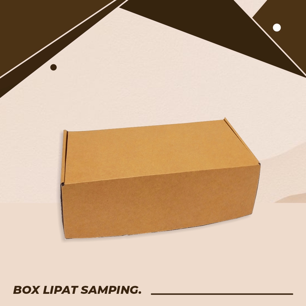 

BOX/KARDUS LIPAT SAMPING UK. 31 x 17 x 10 cm - Karton/Packaging/Boxsepatu/Sepatu/Souvenir/Kue/Boxkue/Premium/Polos