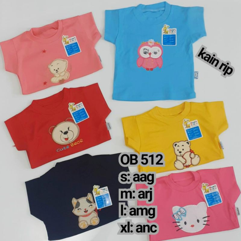 Kaos Oblong Bordir Anak Lucu SNI Mom's Gift OB51