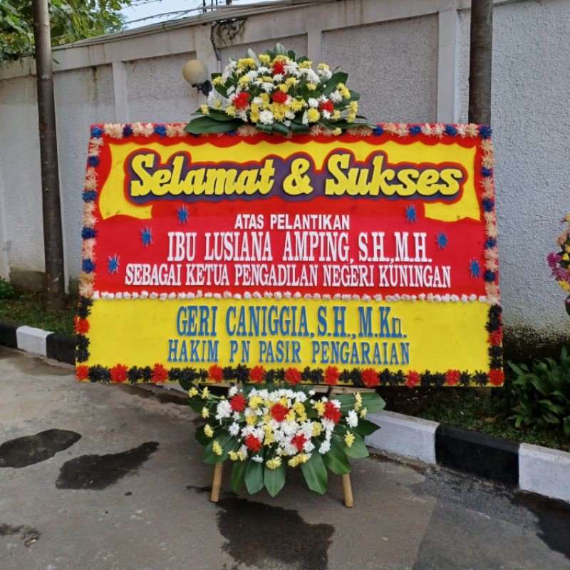 karangan bunga papan bandung wedding