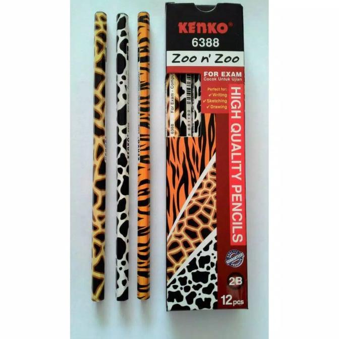 

Pensil 2B Kenko Motif Hewan Zoo n Zoo 6388