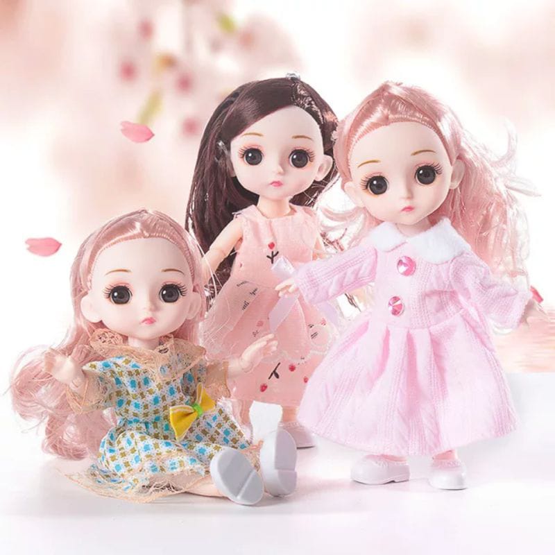 Boneka Lovely doll Korea Cute | Bertekuk 3D 17CM box