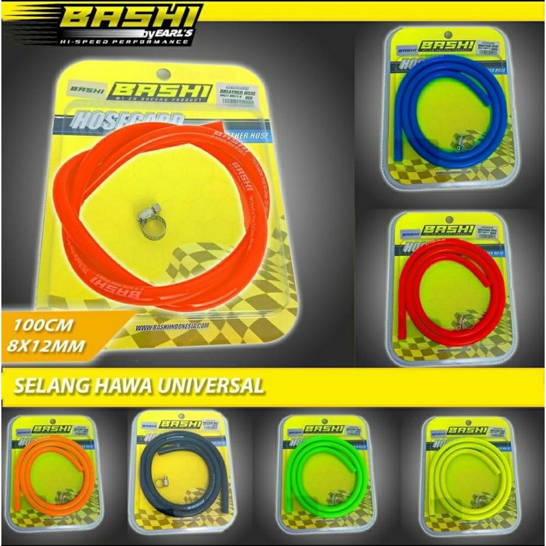 SELANG HAWA SELANG AIR FILTER MOTOR MATIC BASHI BY EARLS SELANG HAWA MIO BEAT SCOOPY NMAX PCX AEROX VARIO150 DLL