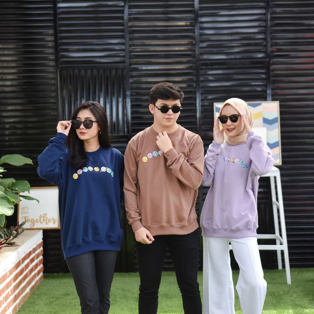 Nara Grosir - Planet Street Sweater  | Fashion Terkini | Sweater Termurah