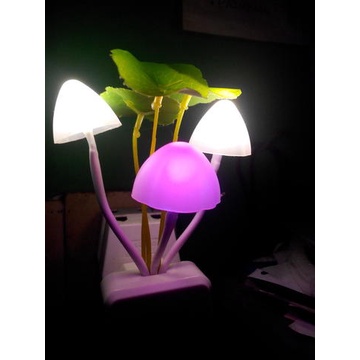 LAMPU TIDUR JAMUR - LED MUSHROOM NIGHT LIGHT - LAMPU TIDUR JAMUR SENSOR CAHAYA