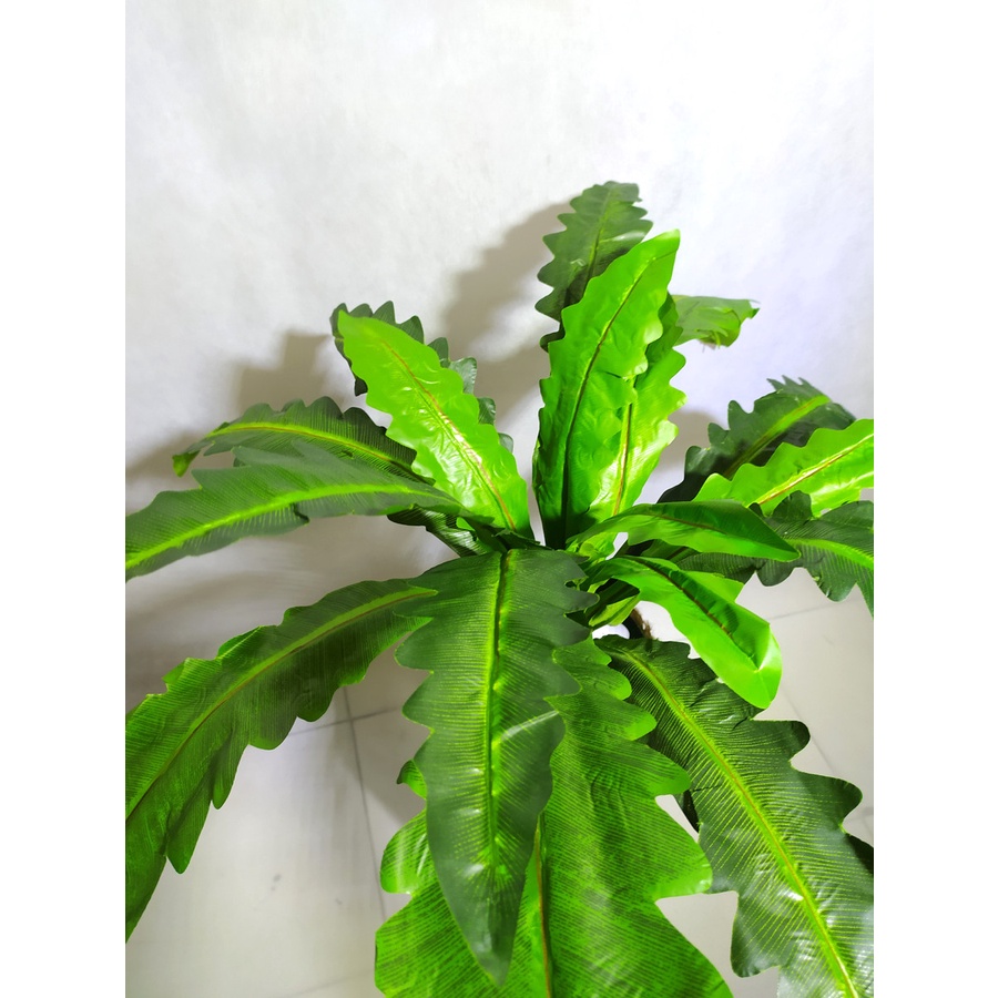 Pajangan Pakis SARANG BURUNG - Tanaman Imitasi Dekorasi Cantik