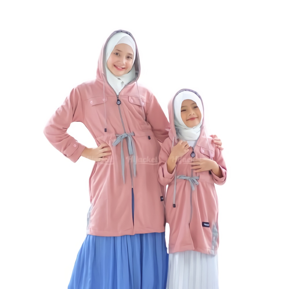 HIJACKET KIDS HUMAIRA - Jaket Anak Perempuan Cewek 4 5 6 7 8 9 10 11 Tahun Hijaket Jacket Jaket Hood