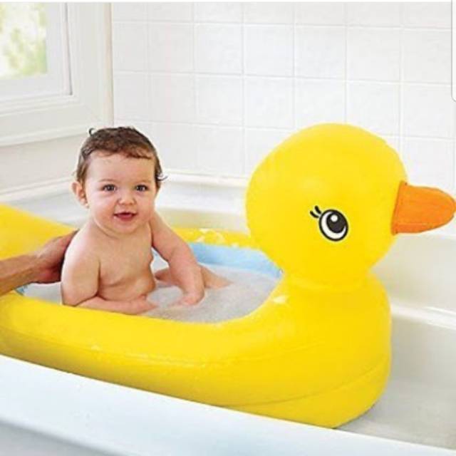 Bak mandi karet anak munchkin tub bebek hippo / kolam anak