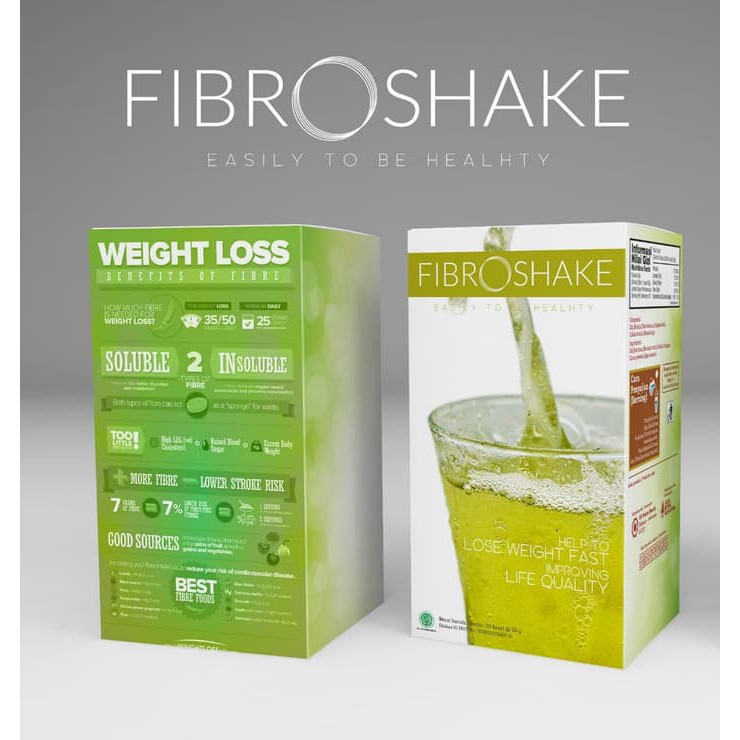 FIBROSHAKE Collagen ASLI Herbal Cuci Usus Colon Cleansing Terbaik