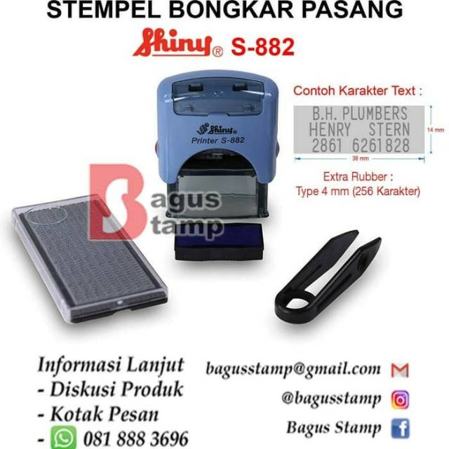 

Adn Stempel Expired Shiny S882 S-882 S 882 / Stempel Bongkar Pasang
