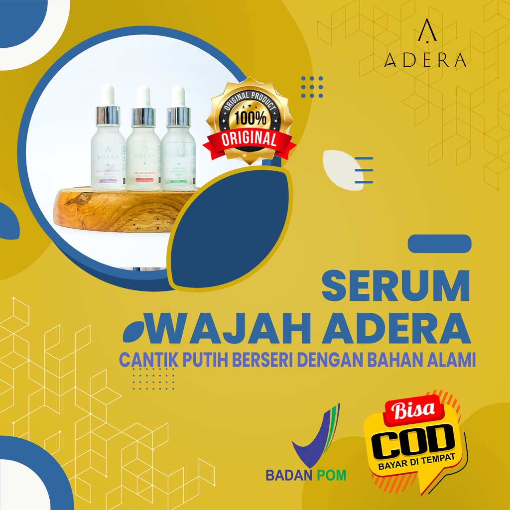 Adera Serum untuk wajah dan jerawat  adera serum sudah bpom