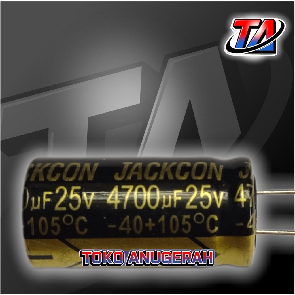 Kapasitor Elco 4700UF 25V / 4700UF25V