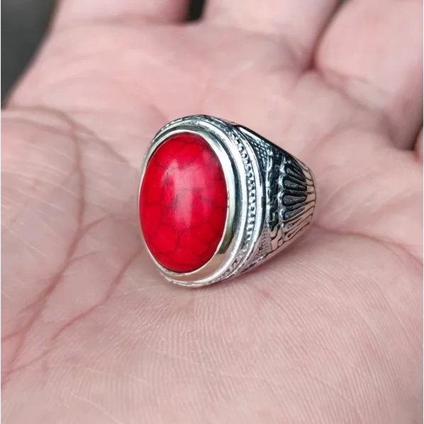 Cincin Pirus Merah Minimalis Termurah