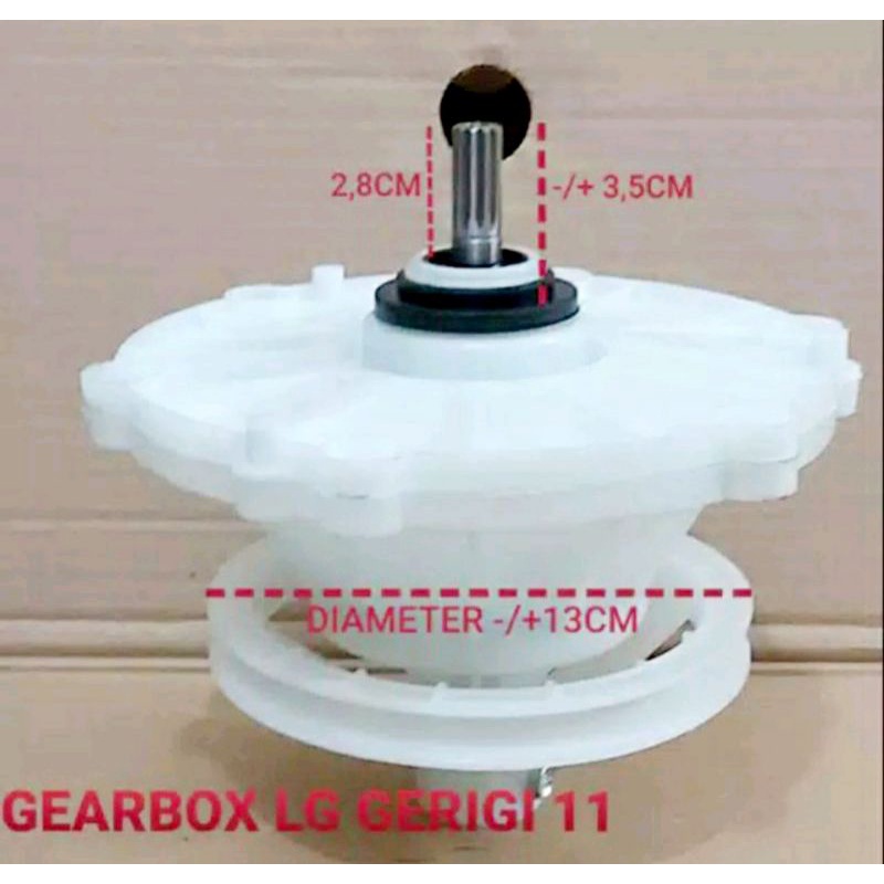 Gearbox Mesin Cuci 2 tabung  LG  WP-1460 R