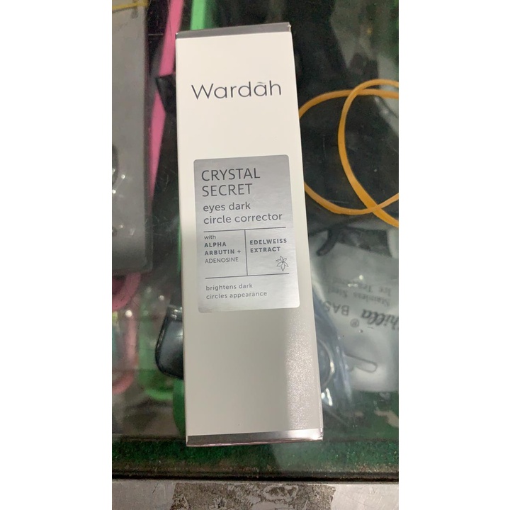 ❤️Glamouroseshop❤️ Wardah Crystal Secret eyes dark circle corrector 10ml (kemasan baru)