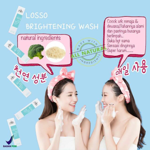 LOSSO BRIGHTENING FACE WASH