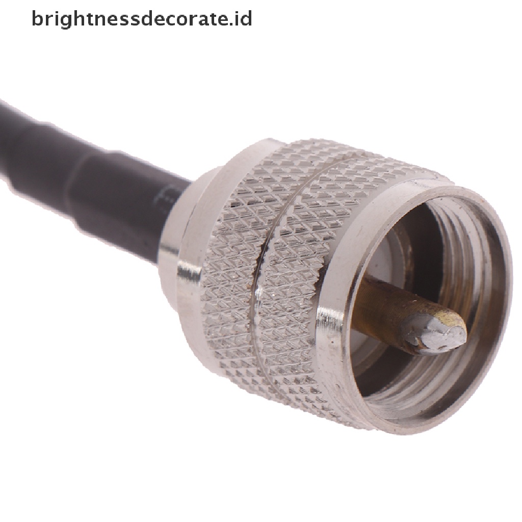 Kabel Coax Pigtail Rg58 Uhf Pl259 Male Ke Male Panjang 50cm