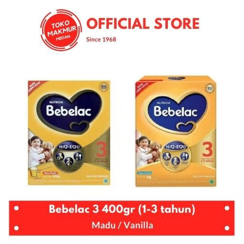 

BEBELAC 3 400GR ( 1 - 3 TAHUN )