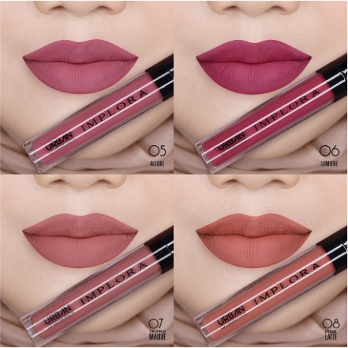 Implora Urban Lip Cream Matte Original Varian Warna Lengkap BPOM