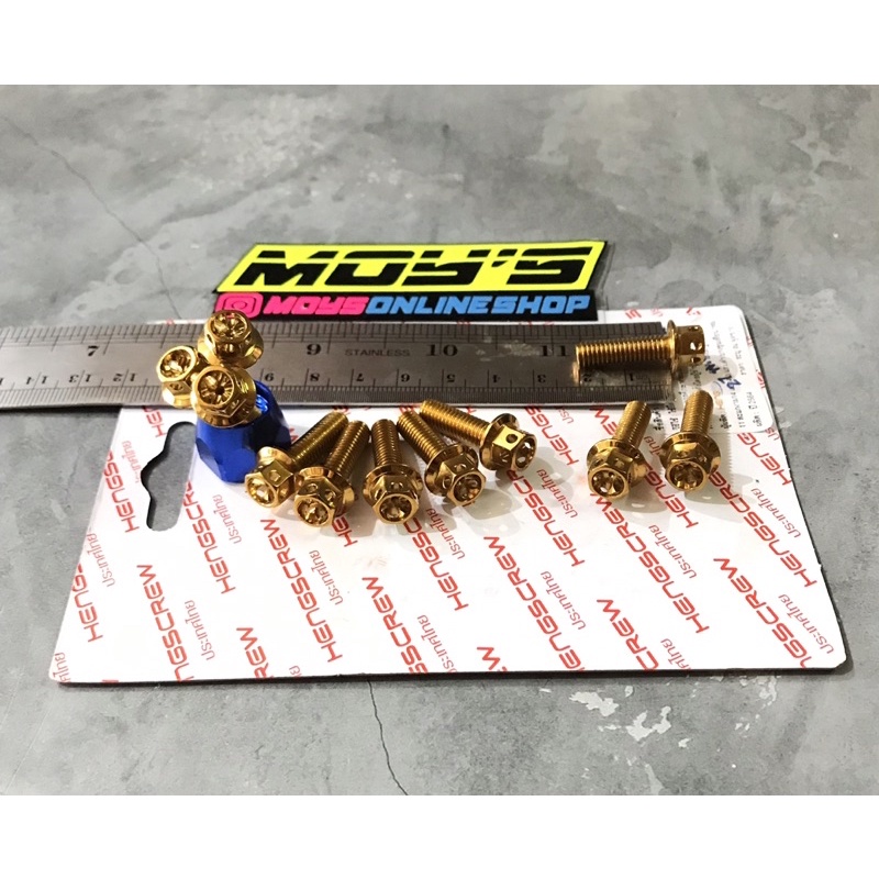PAKETAN BAUT PROBOLT VARIO 125/150 HEXSAGON ORIGINAL HENG