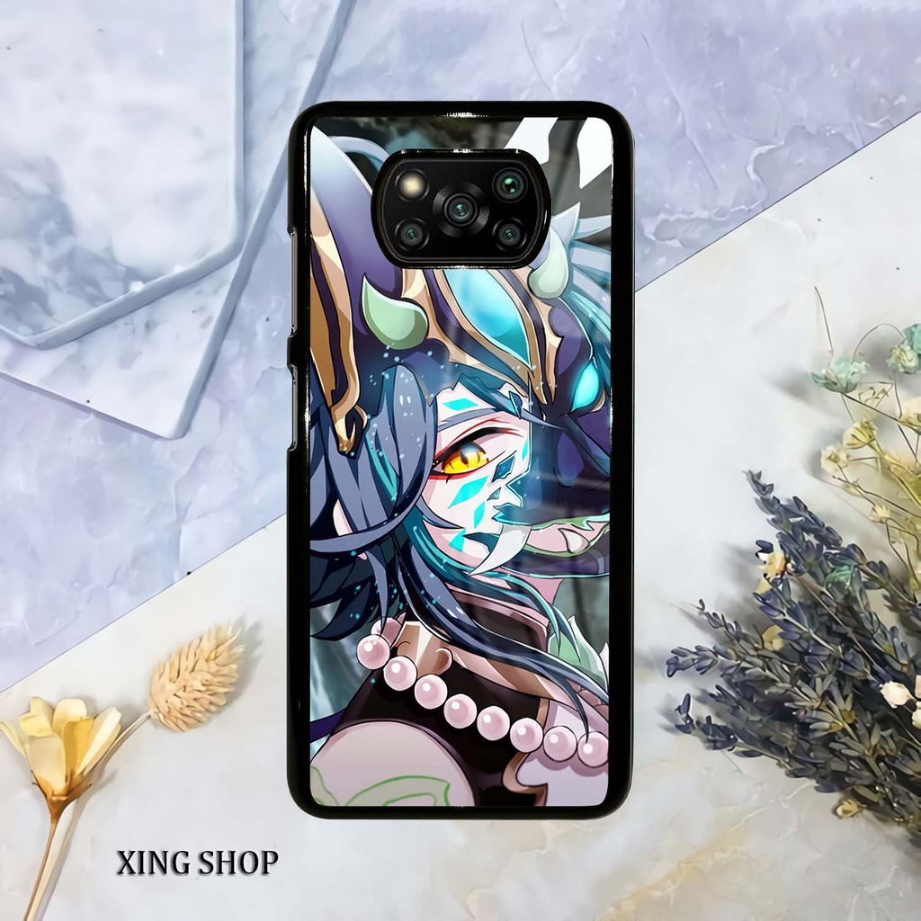 [A49] Case Glossy Xiaomi Poco X3 | X3 Pro | X3 NFC | Casing Hp Anime Genshin
