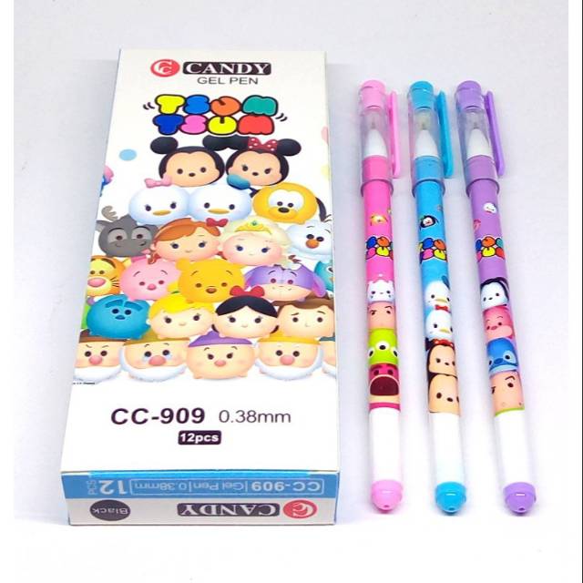 

Pulpen Gel Candy Tsum Tsum CC-909 - 0.38 mm