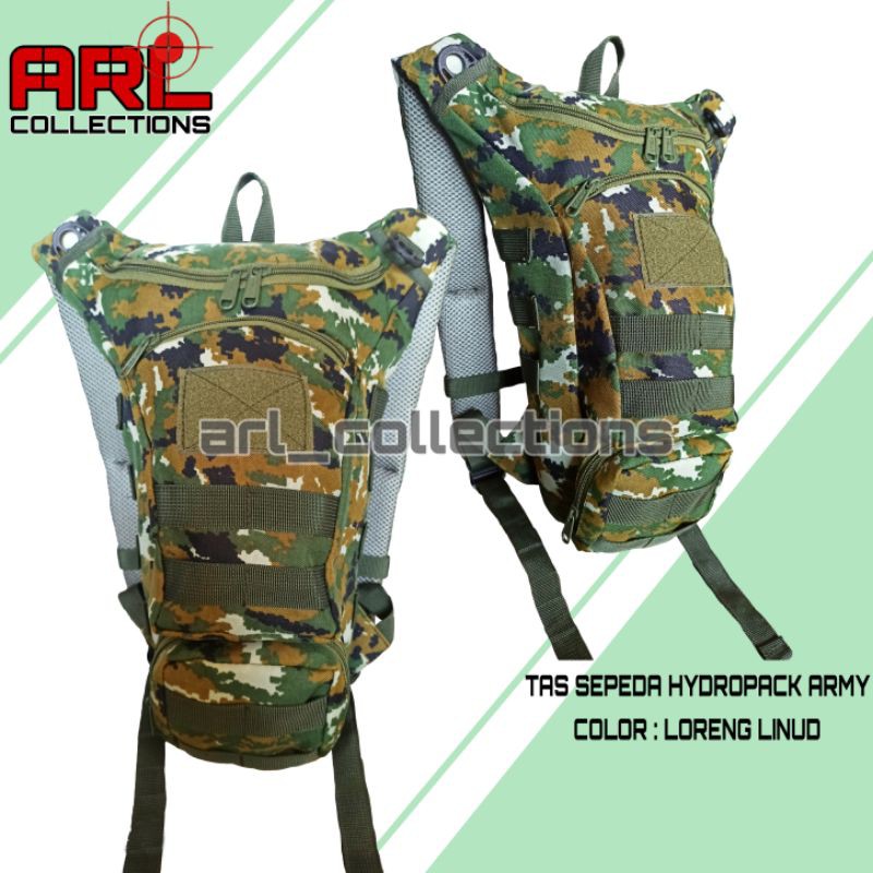 TAS SEPEDA LORENG LINUD/TAS RANSEL GOES ARMY/TAS SEPEDA GUNUNG HYDROPACK LORENG