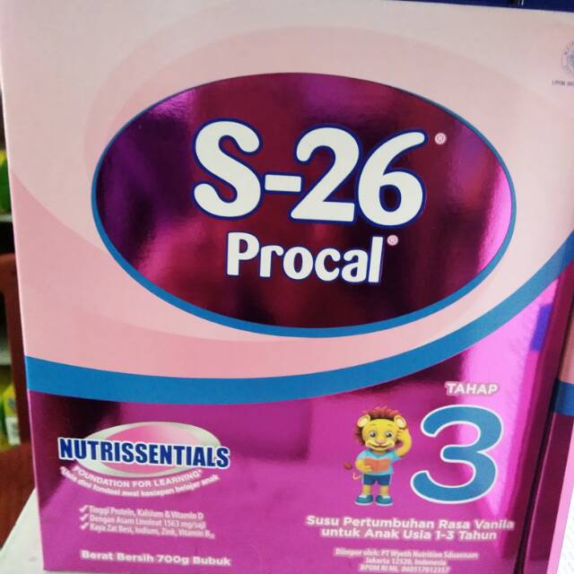 

S26 procal box 700 gram 1-3 tahun