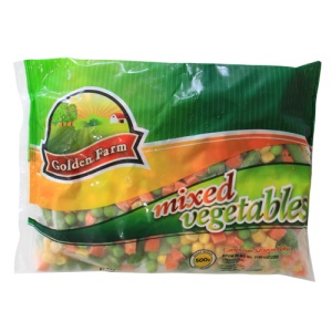 Golden Farm Green Peas Kernel Corn Mix Vegetables Vegetable Frozen 500 Gr 1 Kg - Sayuran Beku