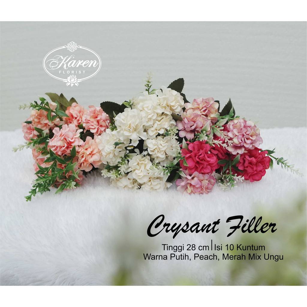 Crysant Filler Bunga  Grosir  Artificial Murah Flower 