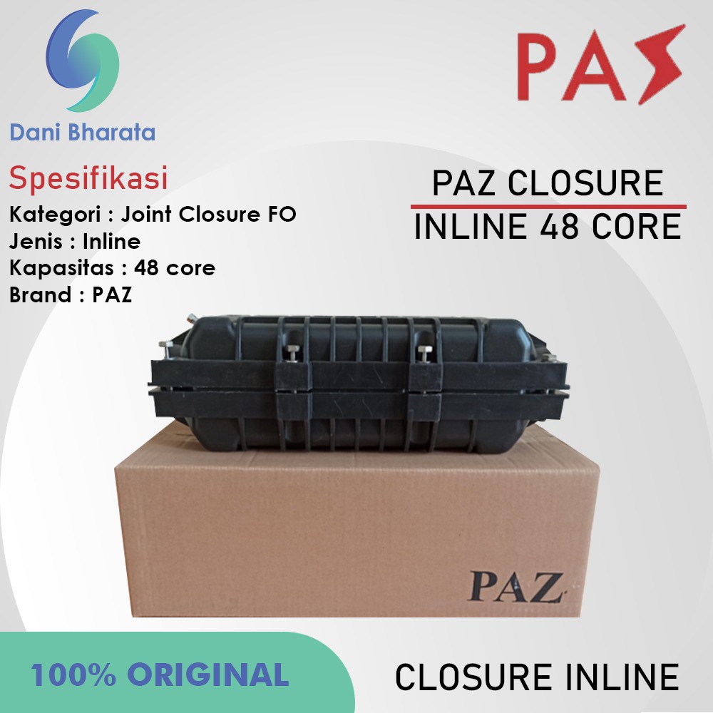 Joint Closure Inline PAZ 48Core Fiber Optic Closure