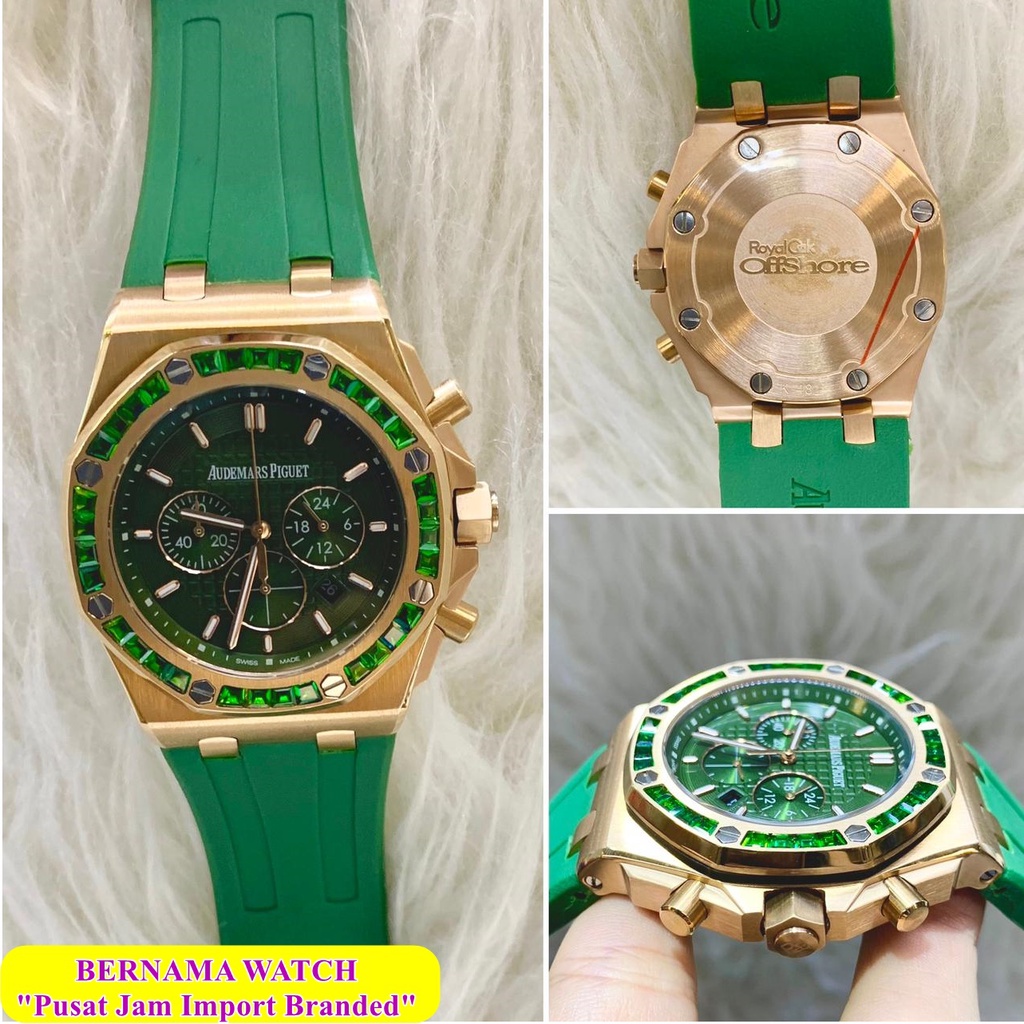 NEW ARRIVAL  JAM TANGAN PRIA 4UD3M3R5 P16U3T AP NOVELTY COLOR MATIC CHRONO 42MM JAM TANGAN PRIA IMPO
