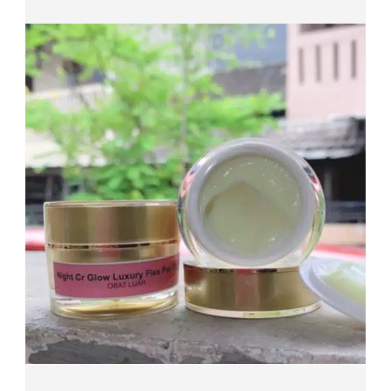 Night Cream LUXURY GLOW FLEK FARMASI