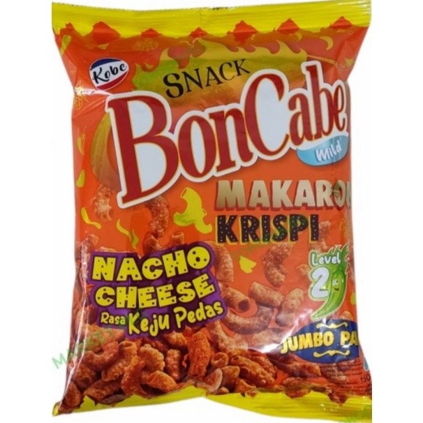 

Boncabe Snack Makaroni Krispi Level 2 Rasa Keju Pedas 150gr