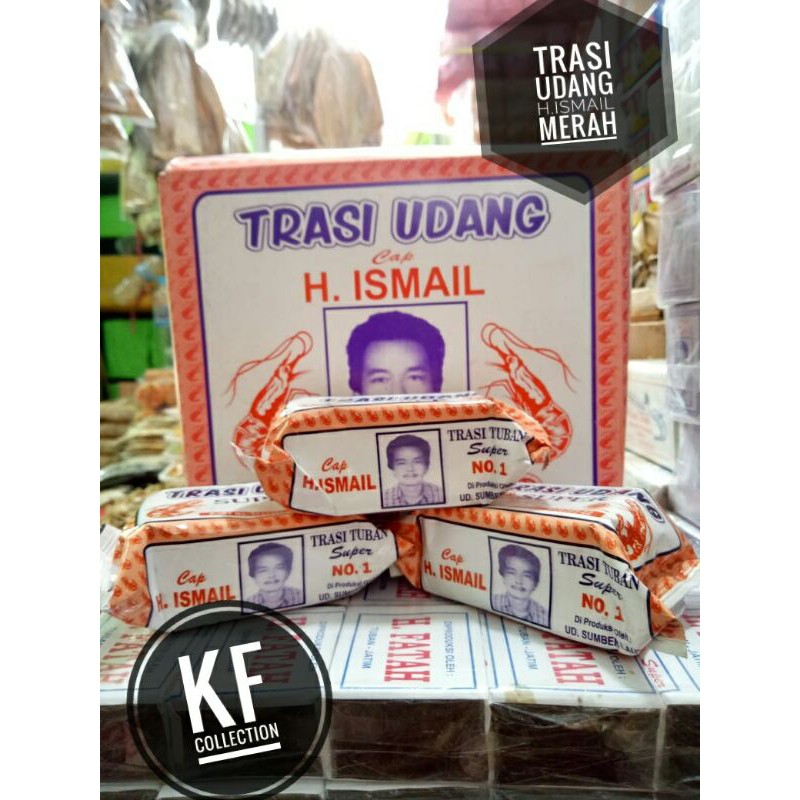 

Trasi udang H.ISMAIl merah kemasan 100gr