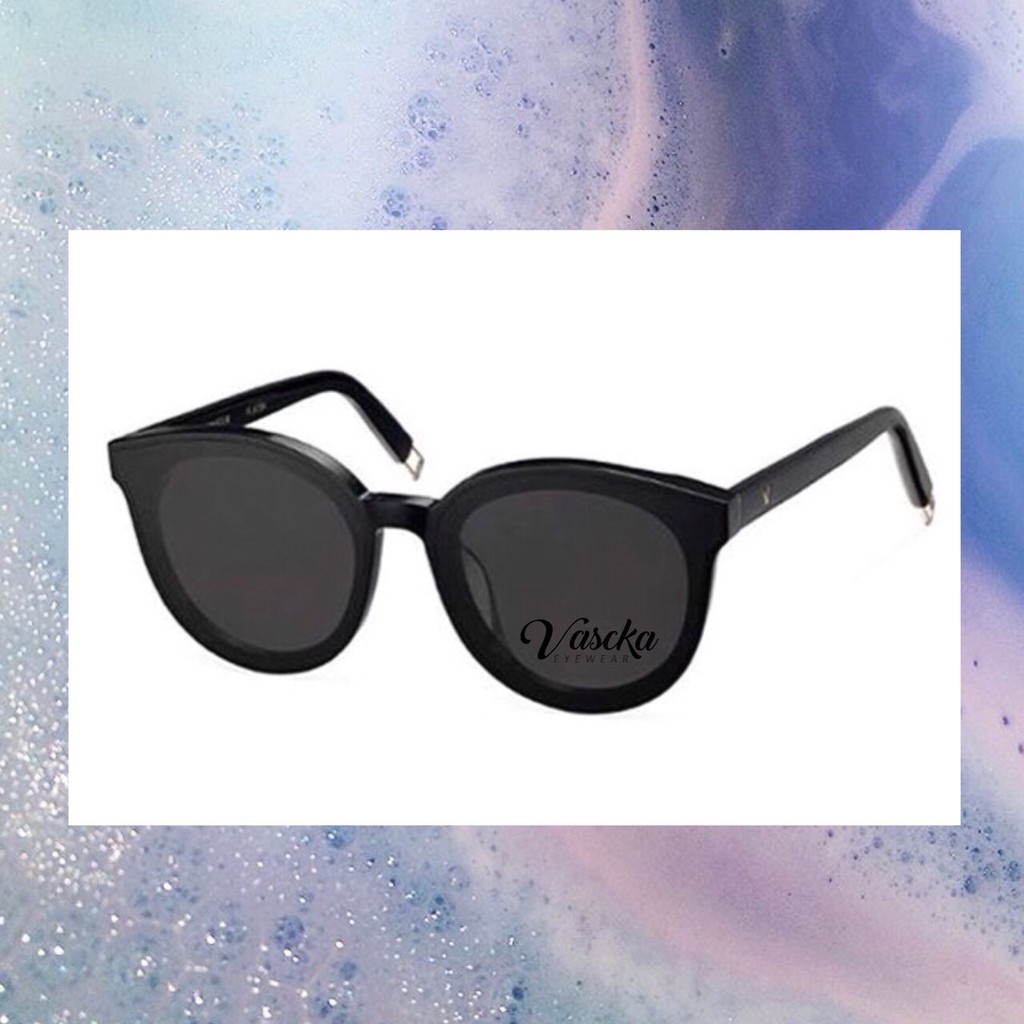 EMPORIO OVAL SUNGLASSES BLACK