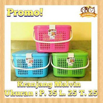 Keranjang Malvin - Kranjang Malvin - Pet Cargo - Canel Box - Kandang Kucing