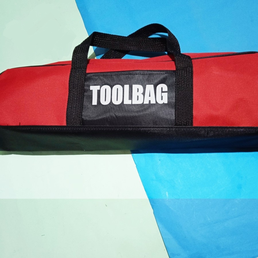 Toolbag Tool Bag Tas Perkakas Tukang Pertukangan Ukuran Sedang Model Jinjing Warna Random KUNING MERAH ORANGE