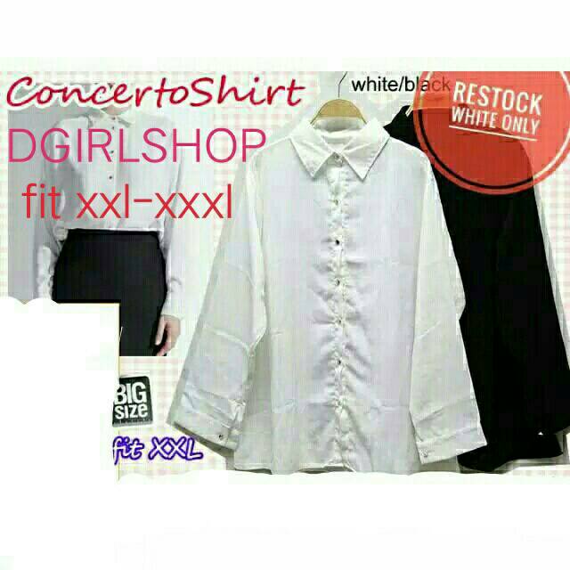 KEMEJA JUMBO WANITA/HEM JUMBO WANITA/KEMEJA PUTIH BESAR WANITA.ATASAN JUMBO WANITA.SALE