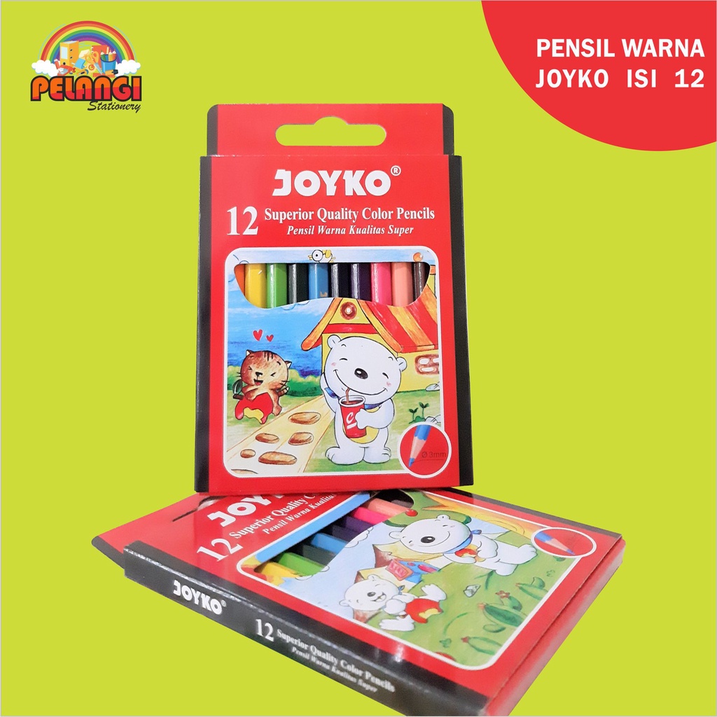 

Pensil Warna merk Joyko isi 12