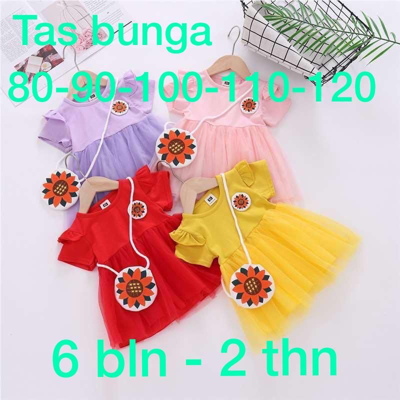 TAS BUNGA/ naju dres anak terbaru/baju anak terbaru import