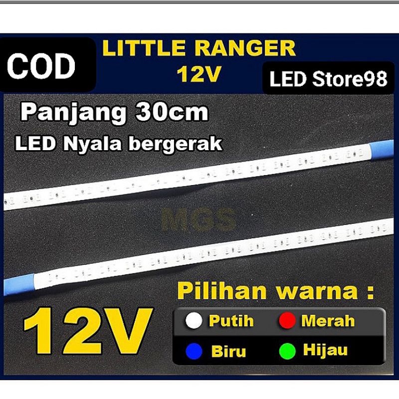 LED STRIP nyala GERAK 30 cm 12 Volt