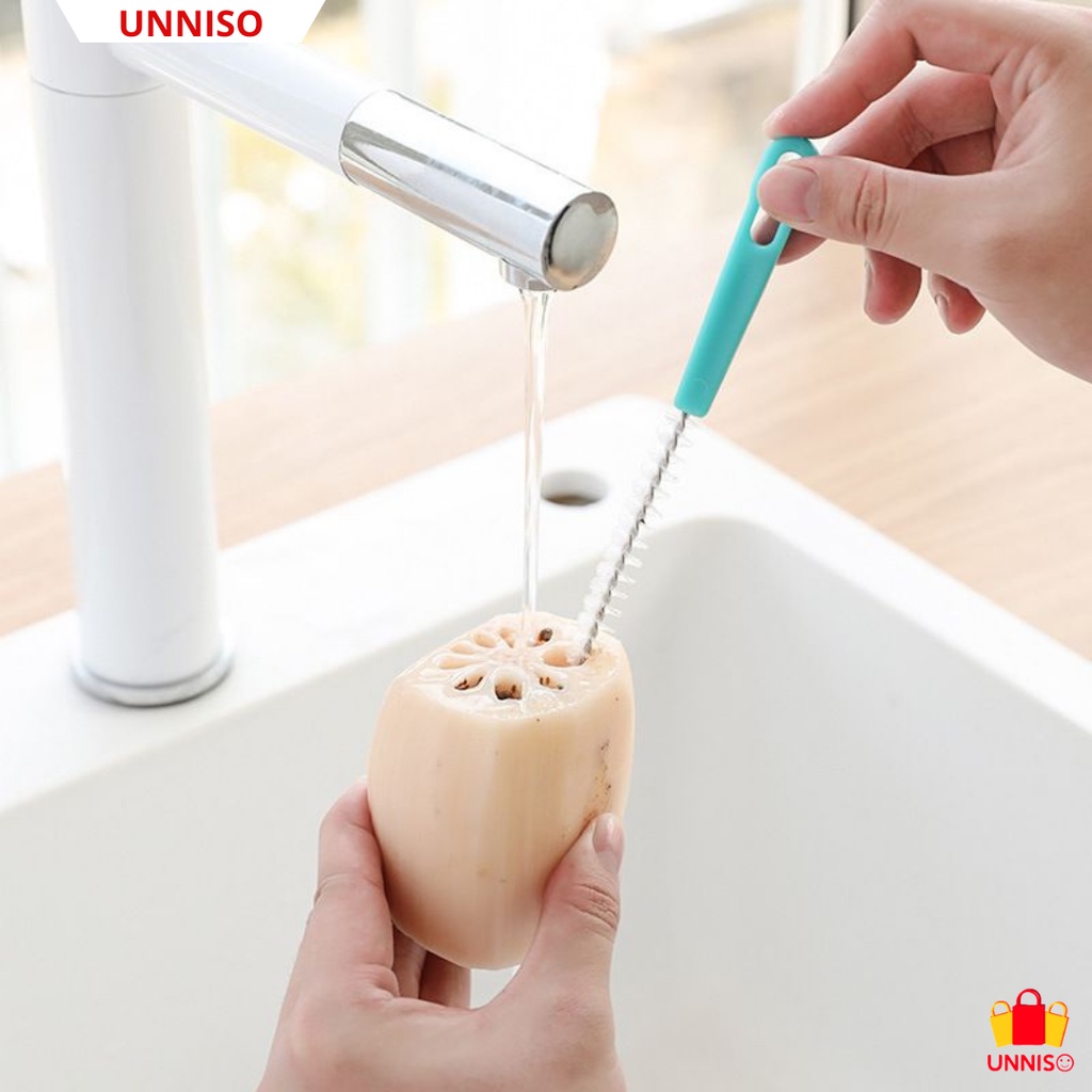 UNNISO-Sikat Pembersih Mini Lubang Sedotan Botol Minum Multifungsi SM3