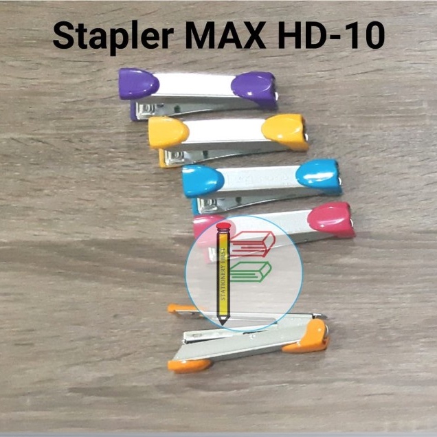 Stapler Staples Hekter MAX HD-10 Kecil Original