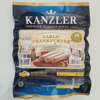 

Kanzler Sosis Garlic Frankfurter 300gr