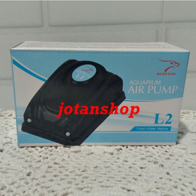 ROSSTON L2 Mesin Aerator Pompa Udara 2 Lubang lobang Aquarium Aquascape air pump