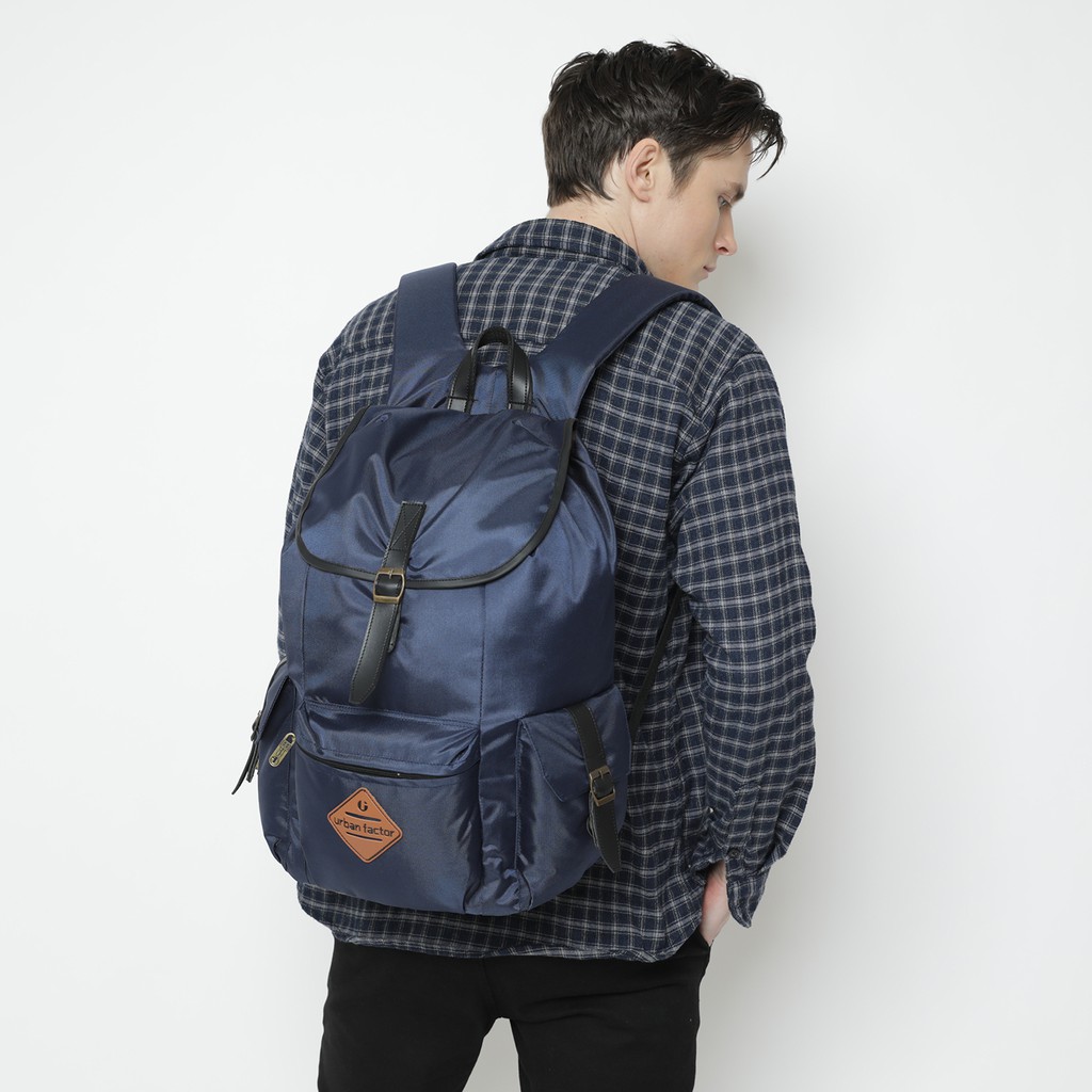 HOLIDAY NAVY |Urban Factor x FORIND| Tas Ransel Punggung Ori Bag Pria Wanita Backpack Baru Besar