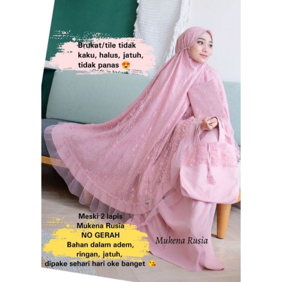 Mukena Rusia Original by Dalanova