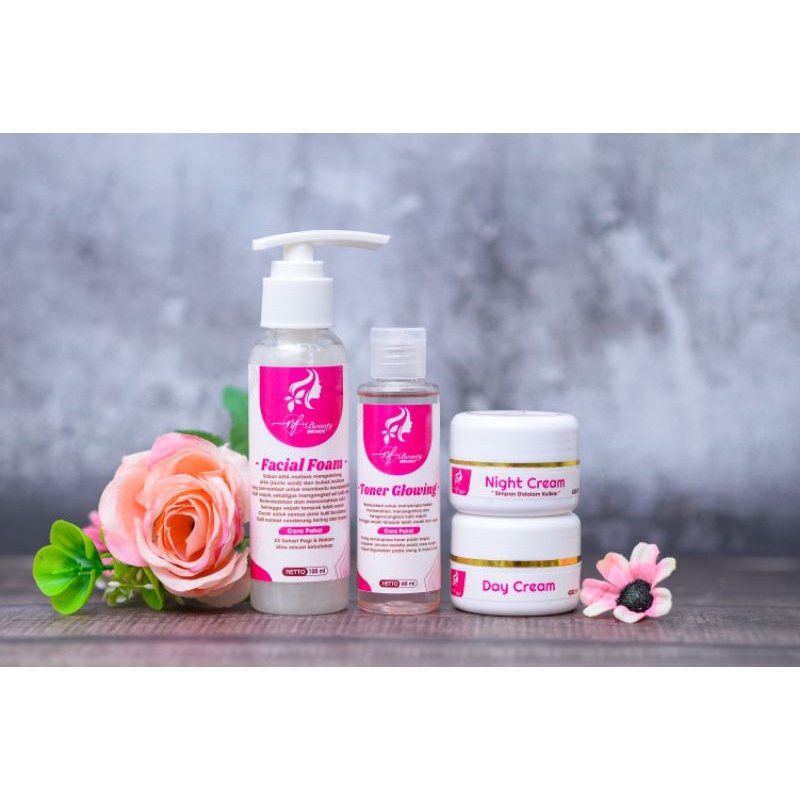 Cream super glowing NF beauty/ Cream whitening / Pemutih wajah