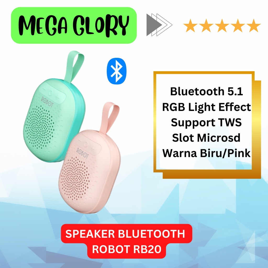 Speaker Bluetooth Mini Robot RB20